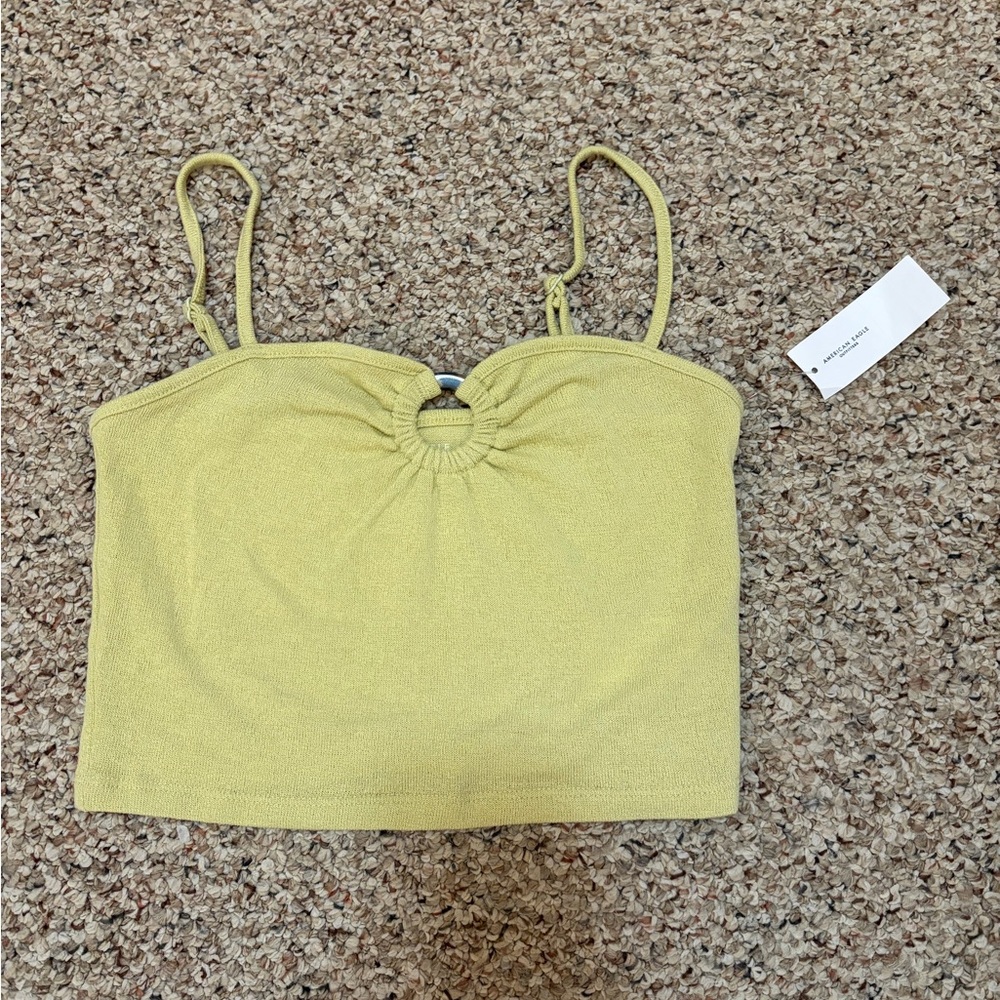 Stylish Yellow Crop Top